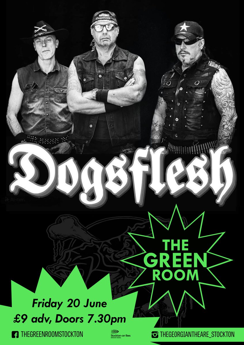 TOMORROW...

Only Teesside gig this year for DOGSFLESH who will be promoting their forthcoming new album ‘March Of The Damned'.

Support comes from Subvision who are a hardcore punk/metal crossover 5-piece band based in Fife &amp; Edinburgh, Scotland.

facebook.com/events/1224870…