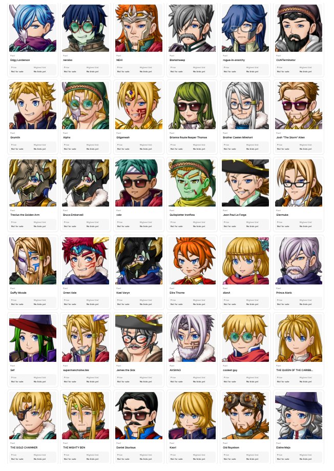 Faet Studio is building the future of #Web3Gaming with one user generated character at a time! 

How it work: The FAET Founders Pass lets you create and mint custom JRPG Characters including their full sprite sheet for full animation. 

These Characters grant access our first