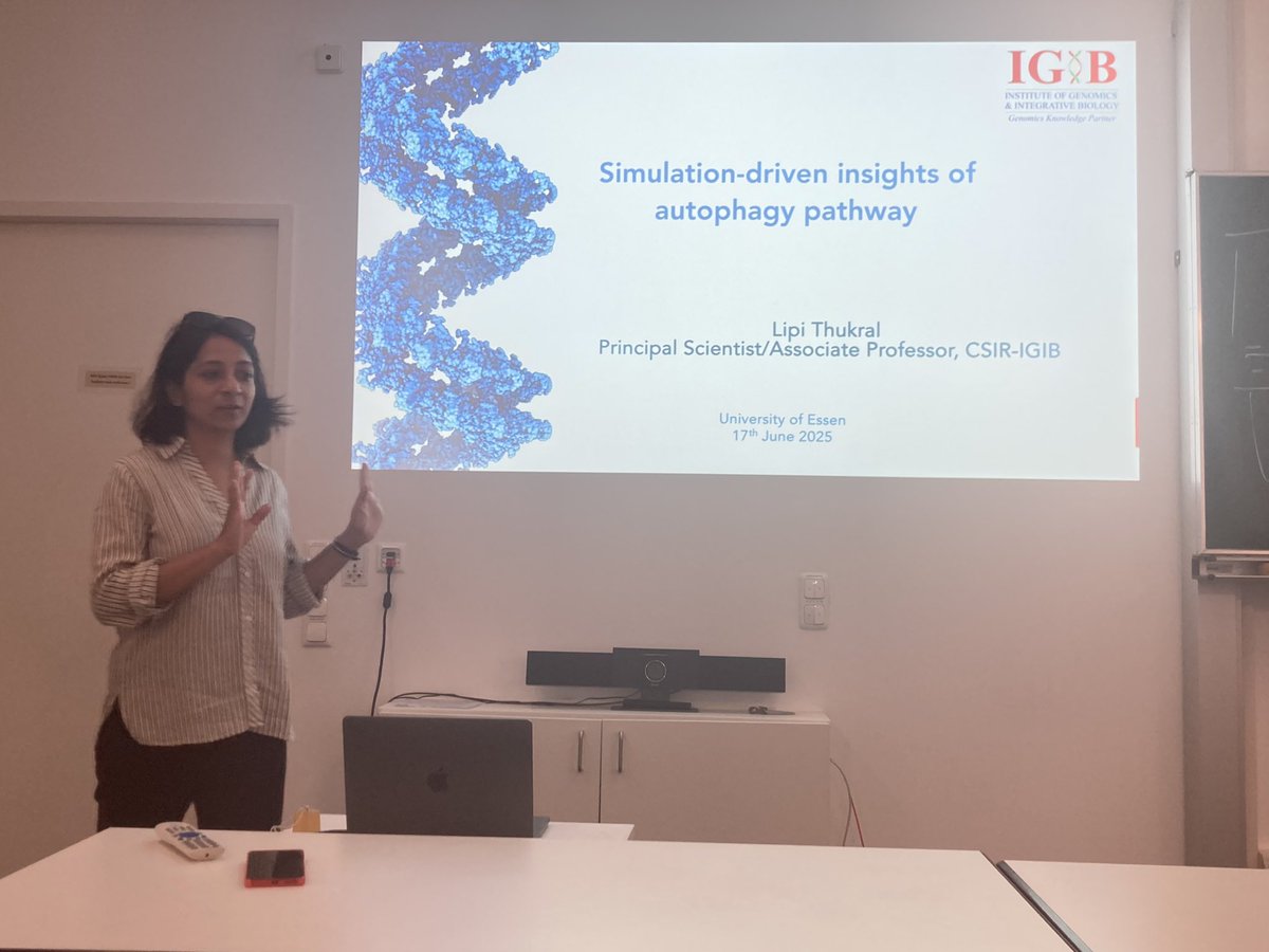 Silvia Vega-Rubín-de-Celis (@vega_rubin) on Twitter photo Thank you <a href="/Sci_Lipi/">Lipi Thukral</a> for your visit to <a href="/UniklinikEssen/">Uniklinikum Essen</a>! It was a pleasure to have you. Great talk, amazing science and wonderful company 😊. Looking forward to the upcoming projects!
<a href="/WAutophagy/">Women in Autophagy</a> <a href="/SEFAGIA_/">SEFAGIA (Sociedad Española de Autofagia)</a> <a href="/unidue_zmb/">ZMB</a> <a href="/MedEssen/">Medizinische Fakultät Essen</a> <a href="/SEBBM_es/">SEBBM</a> Thank you <a href="/Sci_Lipi/">Lipi Thukral</a> for your visit to <a href="/UniklinikEssen/">Uniklinikum Essen</a>! It was a pleasure to have you. Great talk, amazing science and wonderful company 😊. Looking forward to the upcoming projects!
<a href="/WAutophagy/">Women in Autophagy</a> <a href="/SEFAGIA_/">SEFAGIA (Sociedad Española de Autofagia)</a> <a href="/unidue_zmb/">ZMB</a> <a href="/MedEssen/">Medizinische Fakultät Essen</a> <a href="/SEBBM_es/">SEBBM</a>
