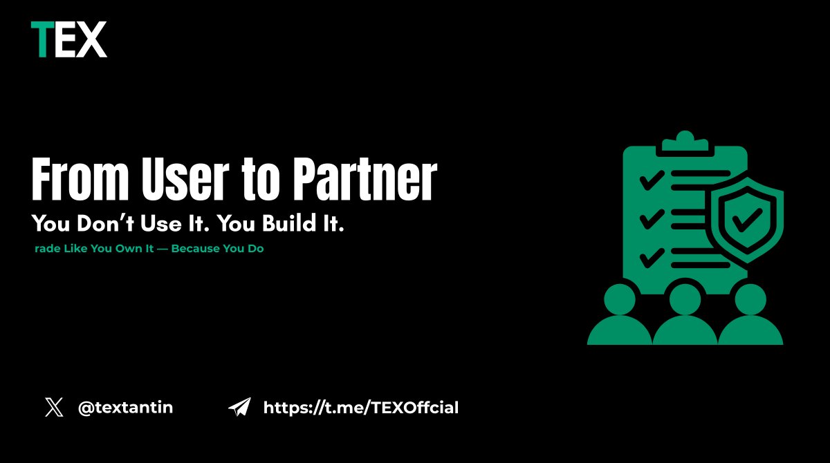 textantin's tweet photo. 👤 You don’t just trade on TEX —
You help build it.
🧱 Every swap = liquidity signal
📈 Every LP = market stability
🗳 Every vote = protocol evolution
💼 Every contribution = shared upside
You're not renting a service.
You're partnering with a system.
🔥 DeFi belongs to those who show up.
#TEXSwap #CTC #DeFiPartners #ProtocolOwnership #TantinChain
-----------------------------------------
👤 在 TEX，你不只是一个“交易员”，
你更是这个系统的合伙人。
🧱 每一笔交易 = 流动性信号
📈 每一次做市 = 市场稳定来源
🗳 每一票投下 = 协议演化的一环
💼 每一次贡献 = 共享价值的一部分
你不是在“租用系统”，
你是在“和系统共赢”。
🔥 DeFi属于那些真正参与的人。
#TEXSwap #CTC #链上合伙人 #协议共建者 #TantinChain