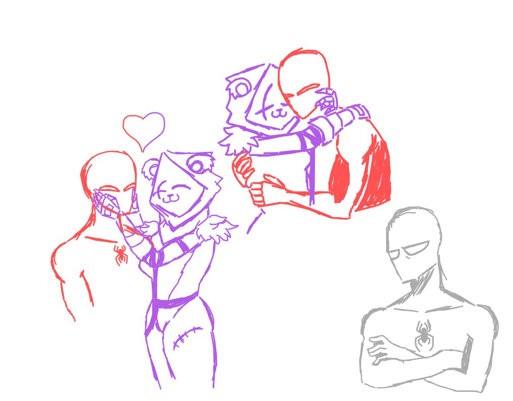 doodles todayyy #RavenTeamLeader #Spiderman