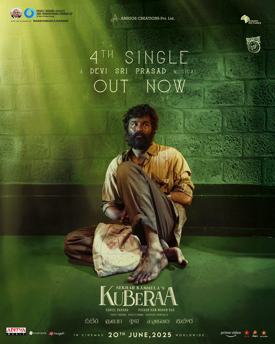 Team AIM (@teamaimpr) on Twitter photo The soul touching #Kuberaa4thSingle is out now ♥️
A Rockstar <a href="/ThisIsDSP/">DEVI SRI PRASAD</a> musical 🎶
#NaaKoduka
- youtu.be/cOD9RS5e88o
#Kuberaa in cinemas June 20, 2025.
#SekharKammulasKuberaa #Kuberaa #KuberaaBookings #KuberaaOn20thJune
<a href="/dhanushkraja/">Dhanush</a> KING <a href="/iamnagarjuna/">Nagarjuna Akkineni</a>
<a href="/iamRashmika/">Rashmika Mandanna</a> The soul touching #Kuberaa4thSingle is out now ♥️
A Rockstar <a href="/ThisIsDSP/">DEVI SRI PRASAD</a> musical 🎶
#NaaKoduka
- youtu.be/cOD9RS5e88o
#Kuberaa in cinemas June 20, 2025.
#SekharKammulasKuberaa #Kuberaa #KuberaaBookings #KuberaaOn20thJune
<a href="/dhanushkraja/">Dhanush</a> KING <a href="/iamnagarjuna/">Nagarjuna Akkineni</a>
<a href="/iamRashmika/">Rashmika Mandanna</a>