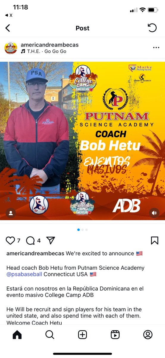 bhetu46's tweet image. Putnam Science Academy Baseball Staff is traveling to the Dominican Republic 🇩🇴 Recruiting players and visiting with incoming families. 👍⚾️🌴🇺🇸 ⁦@AthleticsPsa⁩ ⁦@_PSABaseball⁩ ⁦@PSA_Mustangs⁩ ⁦@bhetu46⁩ See you in July …let’s go
