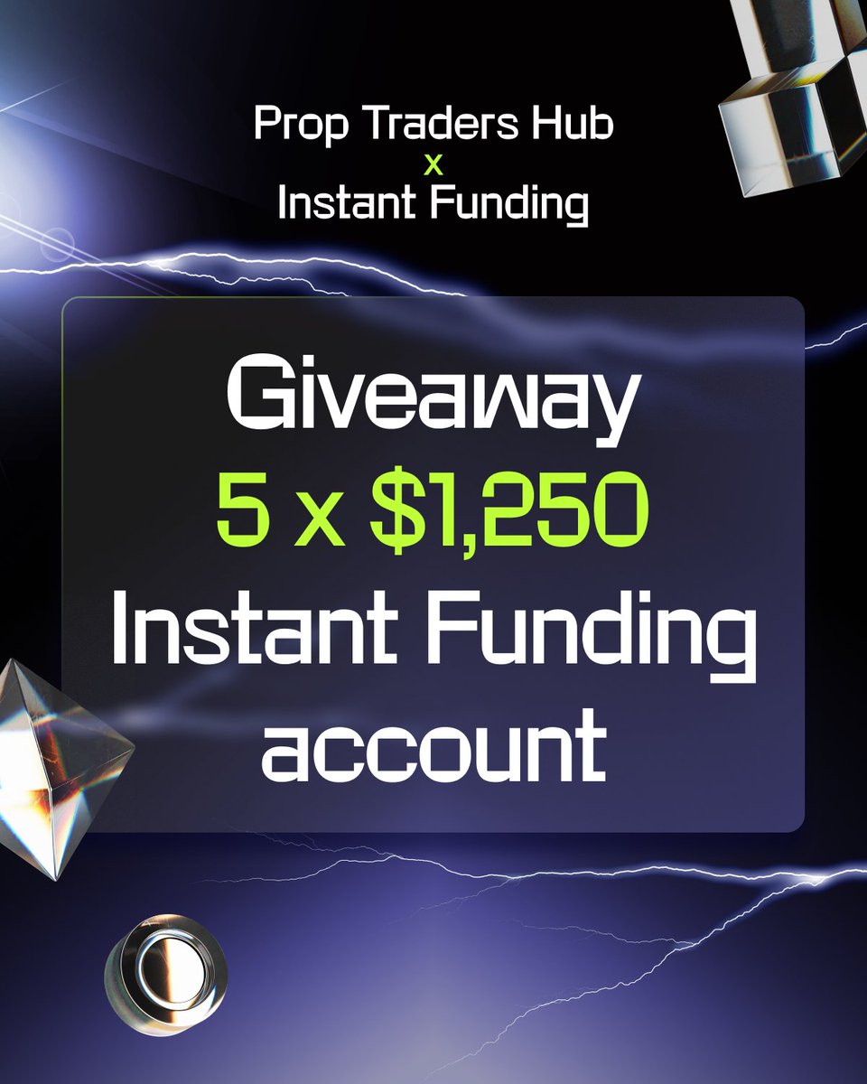 Prop traders hub (@proptradershub) on Twitter photo 5x $1.250 Instant Funding account giveaway with
<a href="/InstantFunding_/">Instant Funding</a> !
Make sure to:
⚡ Like and retweet this post & Tag 5 Traders
⚡ Follow <a href="/InstantFunding_/">Instant Funding</a> , <a href="/proptradershub/">Prop traders hub</a> , <a href="/LewisM_IF/">Lewis | Instant Funding CEO</a>
⚡️Join Discord- discord.gg/rs2aHvGHgq
Winners will be announced on July 9th!
Follow to be 5x $1.250 Instant Funding account giveaway with
<a href="/InstantFunding_/">Instant Funding</a> !
Make sure to:
⚡ Like and retweet this post & Tag 5 Traders
⚡ Follow <a href="/InstantFunding_/">Instant Funding</a> , <a href="/proptradershub/">Prop traders hub</a> , <a href="/LewisM_IF/">Lewis | Instant Funding CEO</a>
⚡️Join Discord- discord.gg/rs2aHvGHgq
Winners will be announced on July 9th!
Follow to be