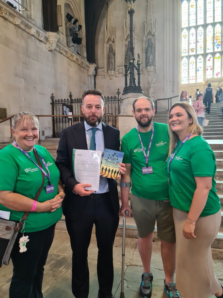 Today we joined <a href="/TrussellUK/">Trussell</a> as part of a lobby to increase the inadequate amount of UC. Thanks to <a href="/columeastwood/">Colum Eastwood</a> for his ongoing support, meeting &amp; taking us on tour. We presented Colum with a signed letter from groups across Derry asking him to support the increase of UC