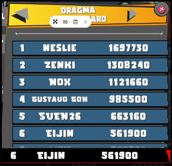 its_joeshua's tweet photo. hat’s a wrap for today! 😮💨 Almost hit Top 5 but we’re sitting at Top 6 right now—so close! Big shoutout to @Khugaverse and mad respect to
@ZenkiQQ
for the HARD CARRY 📷Brain’s fried but the grind continues tomorrow 📷 #Dragma#AlmostThere #LeaderboardPush #abstractchain https://t.co/QpZ9niQCsk