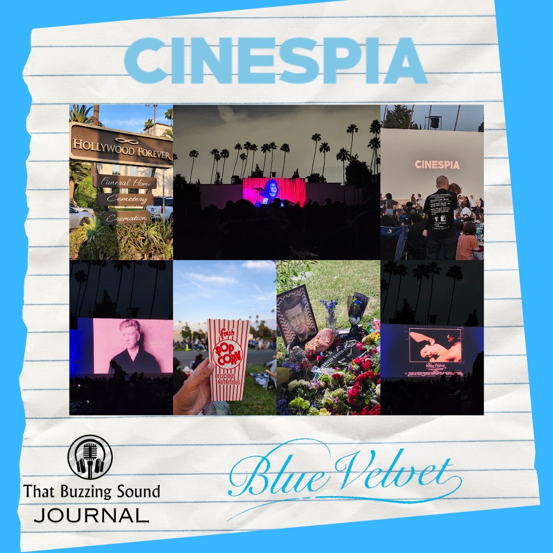 [new journal] Pictures from #Cinespia presents #DavidLynch 's #BlueVelvet at #hollywoodforever (05/31/25)! 

thatbuzzingsound.com/2025/06/journa…

#HollywoodNights #hollywoodforevercemetery #SoCalAdventures #socaljournal #bloggin #socalphotography #traveljournaling #travelblog