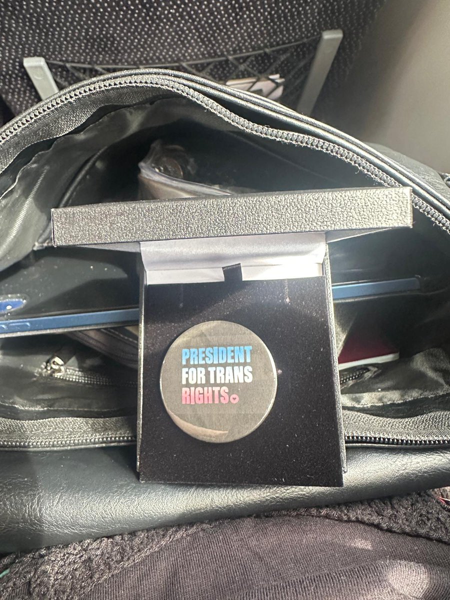 Berlinnaeus's tweet photo. Thank you for the badges - President Michael D Higgins.
@Mams4Trans at the รras. #ByInvitationOnly https://t.co/hjU52Haguv