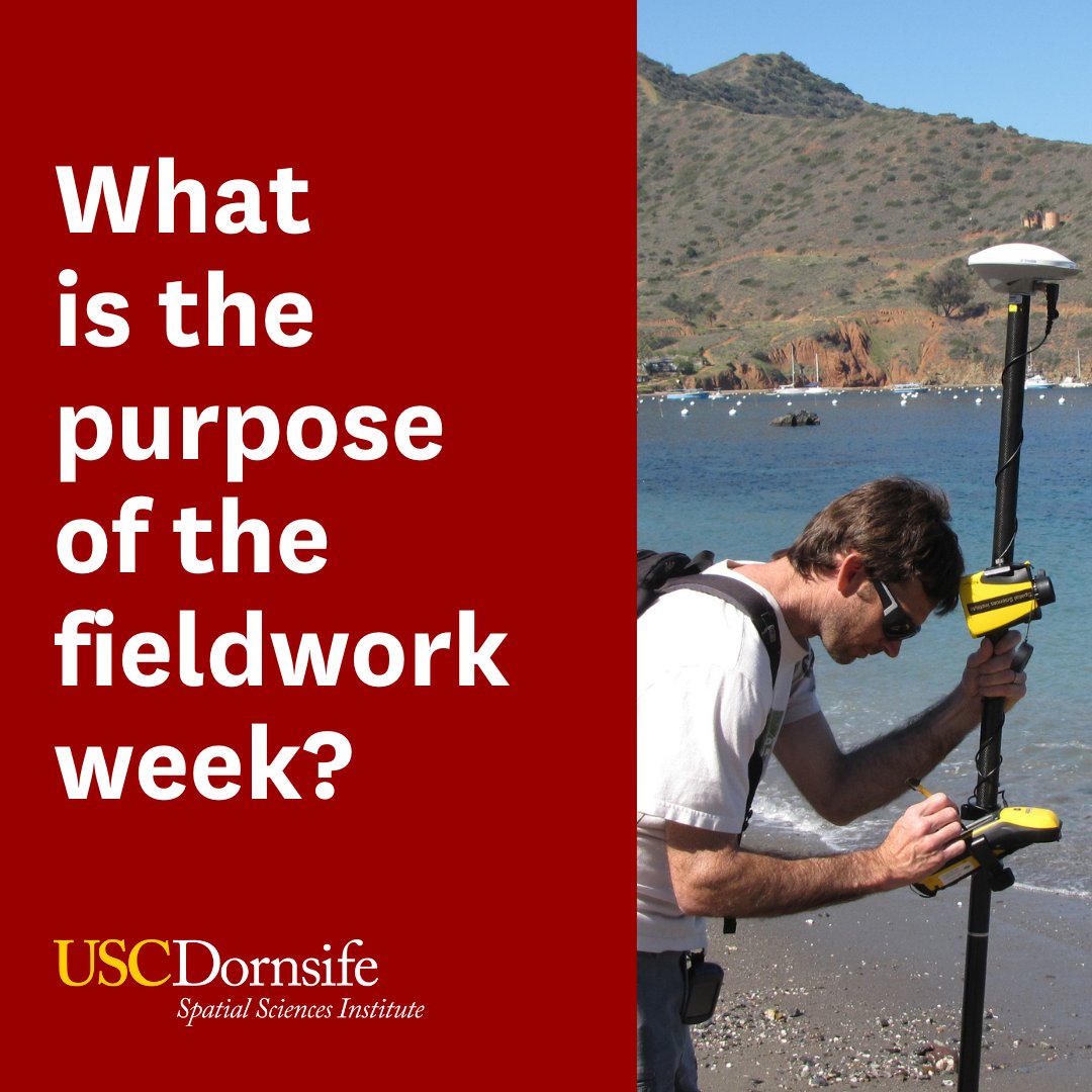 USC Spatial Sciences (@usc_ssi) on Twitter photo Students conduct their own research projects in self-identified groups, using the week to investigate their research questions leveraging GPS, GIS, and related technologies for spatial data collection, analysis, and presentation of their work.
bit.ly/3XGZ7A1 Students conduct their own research projects in self-identified groups, using the week to investigate their research questions leveraging GPS, GIS, and related technologies for spatial data collection, analysis, and presentation of their work.
bit.ly/3XGZ7A1