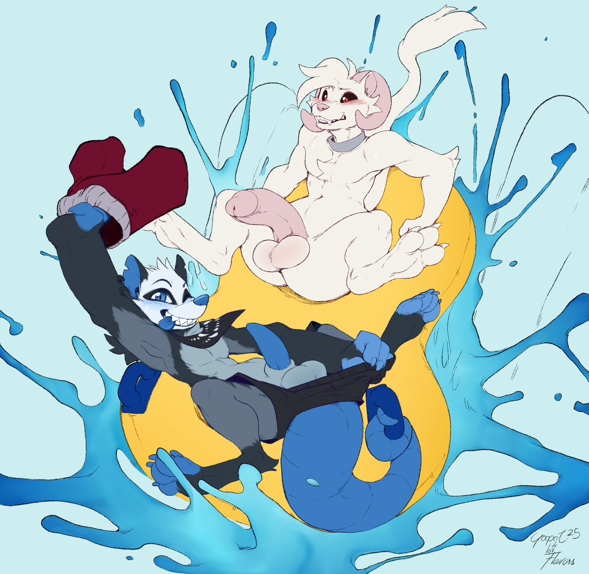 Yogoat (@yogoating) on Twitter photo for <a href="/SecretSarren/">Geary is monster bait</a>!
Drawing by <a href="/yogoating/">Yogoat</a>
Coloring by @lofiflavors
#furry #art #nsfw for <a href="/SecretSarren/">Geary is monster bait</a>!
Drawing by <a href="/yogoating/">Yogoat</a>
Coloring by @lofiflavors
#furry #art #nsfw