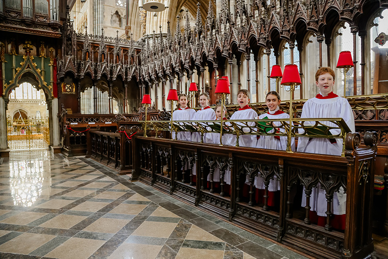 There’s still time to join Exeter Cathedral Choir in September 2025! We have the exciting opportunity for four boy Choristers in years 2-5 and one girl Chorister in year 4 to join the prestigious Choir. This is a unique opportunity for children who enjoy music and singing to gain