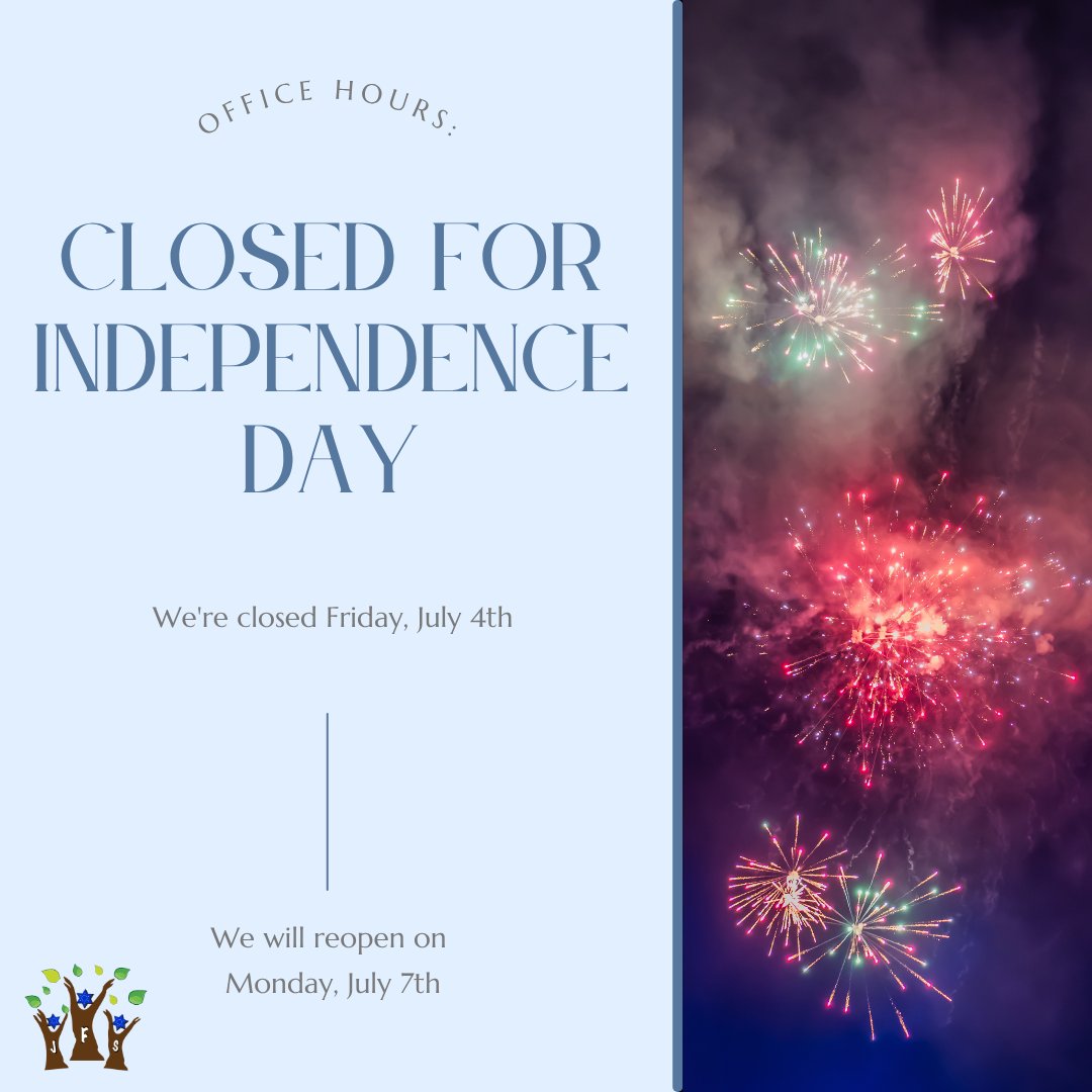 Happy Independence Day!
Our office will be closed on Friday, July 4th. We will reopen on Monday, July 7th.
