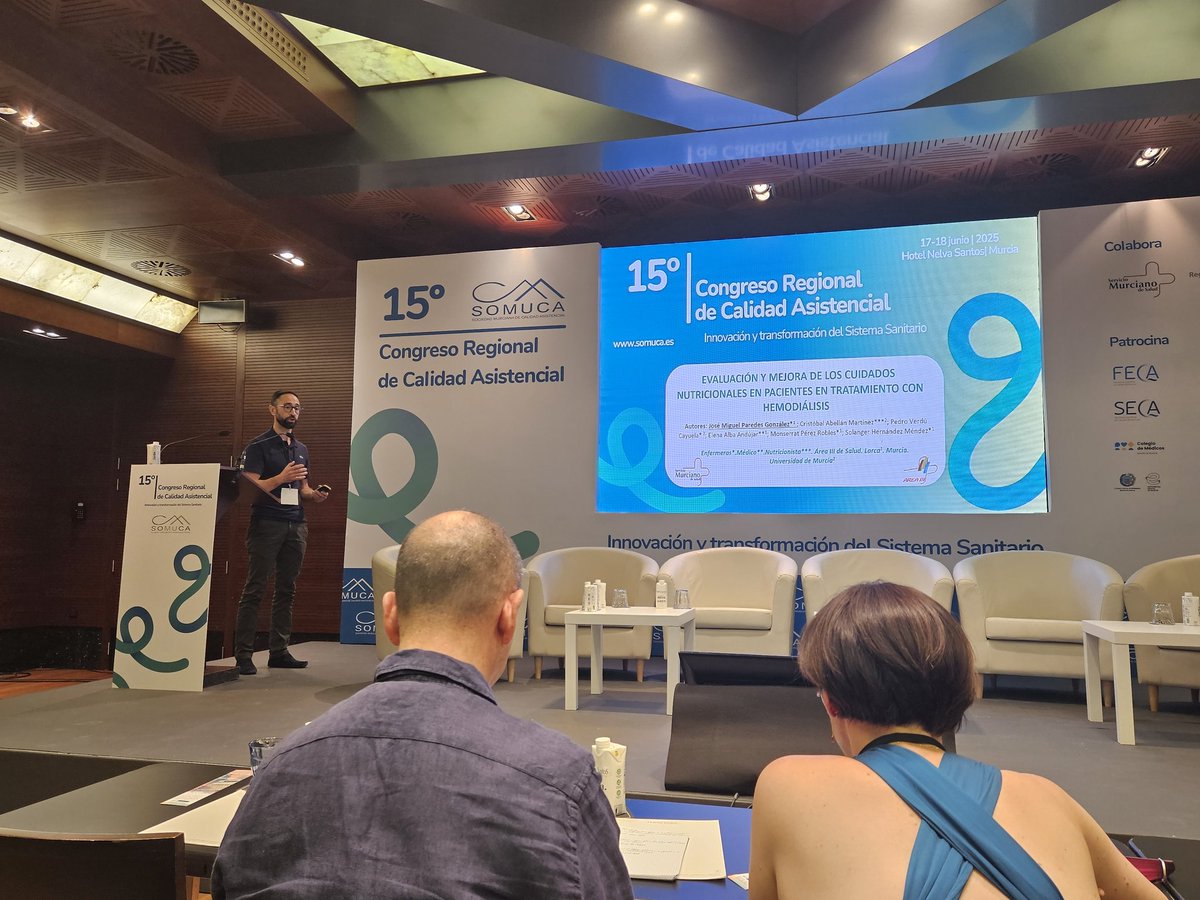 👏 Enhorabuena a los equipos del Área III por su participación en la Sesión de Mejores Comunicaciones 2 en <a href="/calidadmurcia/">SOMUCA</a> con trabajos que reflejan compromiso y mejora real en la atención a pacientes crónicos.
Felicitaciones por su impulso y liderazgo. 📸👇