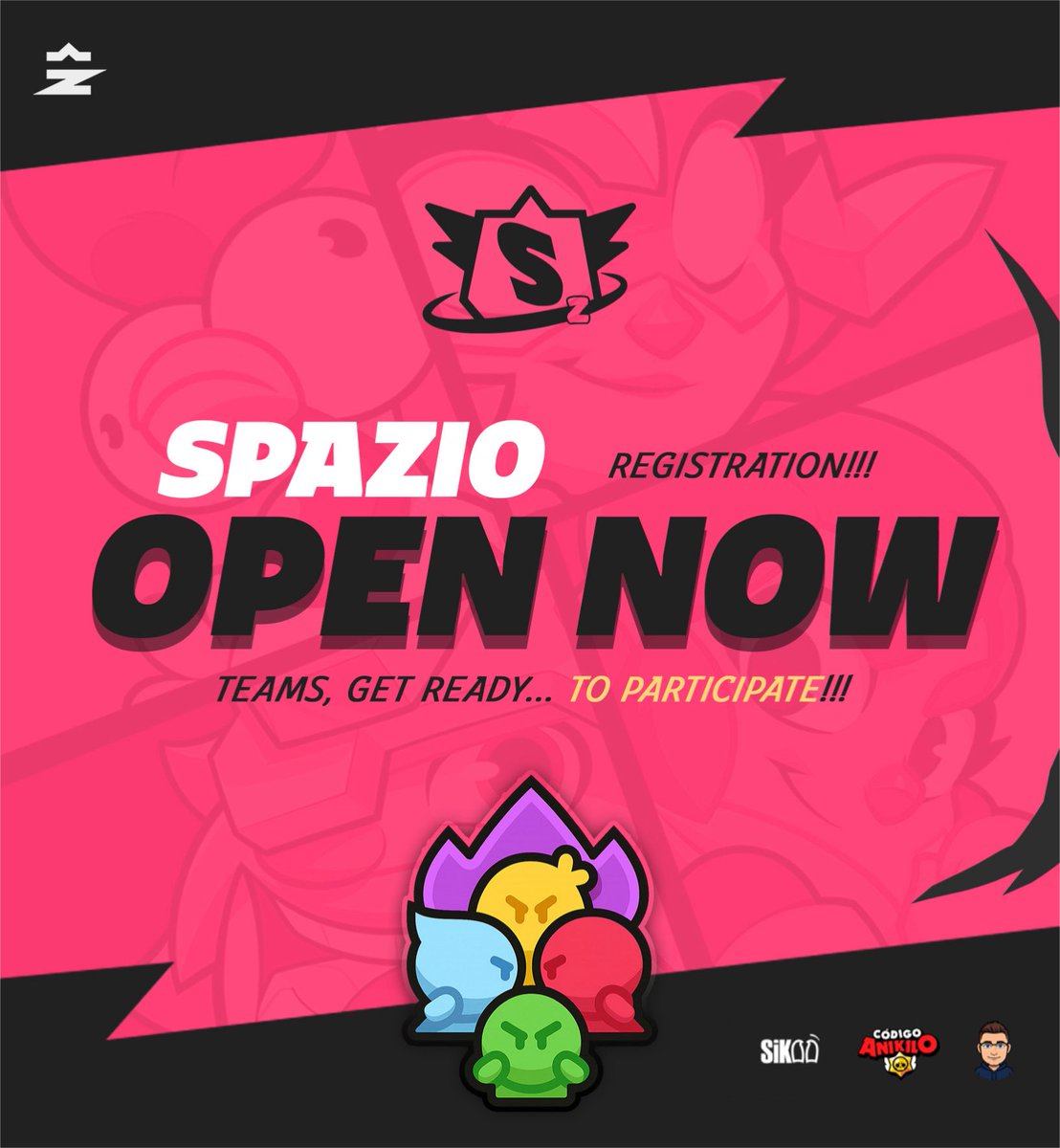 🚨 REGISTRATIONS OPEN 🚨

Is your team ready? 👽
This is your moment! 5v5 Tournament 🛡️

📌 How to register:

✅ Have at least 5 players (MAX 10)
✅ Like ❤️ and RT 🔁 this post
✅ Follow:

<a href="/AnikiloGamer/">Anikilo</a> 
<a href="/astromad6/">astromad</a> 
<a href="/PixyGirl95/">PixyGirl</a> 
<a href="/Sikoodg/">SiKOO</a> 

✅ Mention your TEAM and comment here
✅
