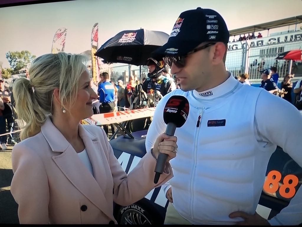 COOLINGVESTS's tweet photo. Supercars Motor Racing, the series leader Broc Feeney - Red Bull Ampol Racing Team, staying cool with the white Arctic Heat cooling vest before his race. Broc had another super drive to take his 5th Victory of the season. Ice vest is available from https://t.co/J3KmBefAaf https://t.co/vtxCaFy6LO