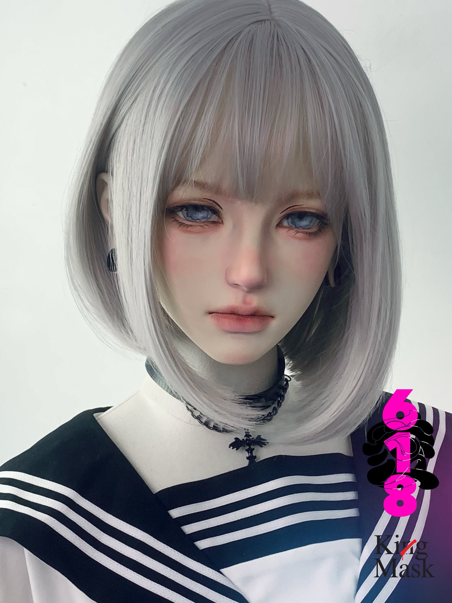 Amazon.co.jp: Kingmask Full Head kigurumi Doll mask「影