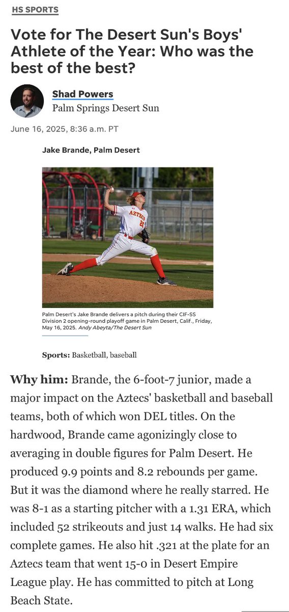 Thank you <a href="/DesertSunSports/">Desert Sun Sports</a>
