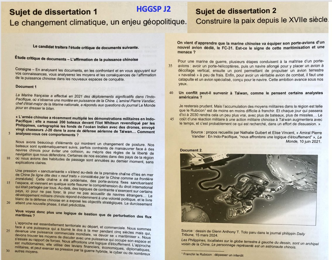#HGGSP J2 HGGSP! Là encore de beaux sujets de réflexion. Et l'analyse d'un militaire 🇫🇷 mise à l'honneur avec l'amiral Pierre VANDIER, alors chef d'EM <a href="/MarineNationale/">Marine nationale</a> , auj commandant suprême allié pour la transformation <a href="/OTAN_FR/">OTAN en français</a> , sur la "logique d'étouffement" 🇨🇳, multidomaine