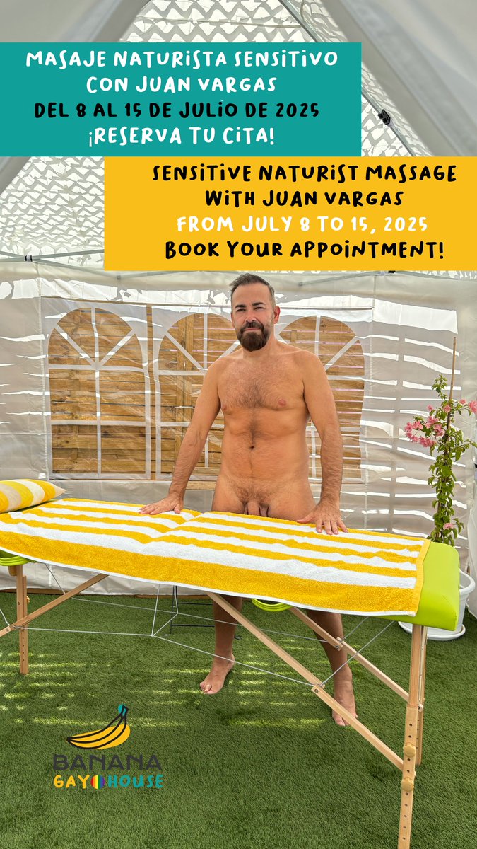 Bananagayhouse (@bananagayhouse) on Twitter photo Del 8 al 15 de julio de 2025, <a href="/Sperman_xxx/">Jon Sperman</a> ofrece masajes naturistas sensitivos en @BananaGayHouse 🍌
Una experiencia única en Sevilla.
From July 8 to 15, 2025, Juan Vargas offers sensitive naturist massages at @BananaGayHouse
A unique wellness experience in Seville.
Book now! Del 8 al 15 de julio de 2025, <a href="/Sperman_xxx/">Jon Sperman</a> ofrece masajes naturistas sensitivos en @BananaGayHouse 🍌
Una experiencia única en Sevilla.
From July 8 to 15, 2025, Juan Vargas offers sensitive naturist massages at @BananaGayHouse
A unique wellness experience in Seville.
Book now!