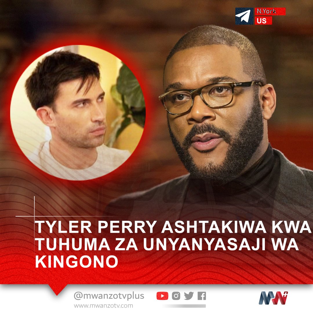 #MAREKANI: TYLER PERRY ASHTAKIWA KWA TUHUMA ZA UNYANYASAJI WA KINGONO 
Tyler Perry, mwigizaji, mtayarishaji wa filamu, mwandishi wa michezo ya kuigiza, na mkurugenzi kutoka Marekani anakabiliwa na kesi ya unyanyasaji wa kingono iliyofunguliwa na muigizaji Derek Dixon, ambaye