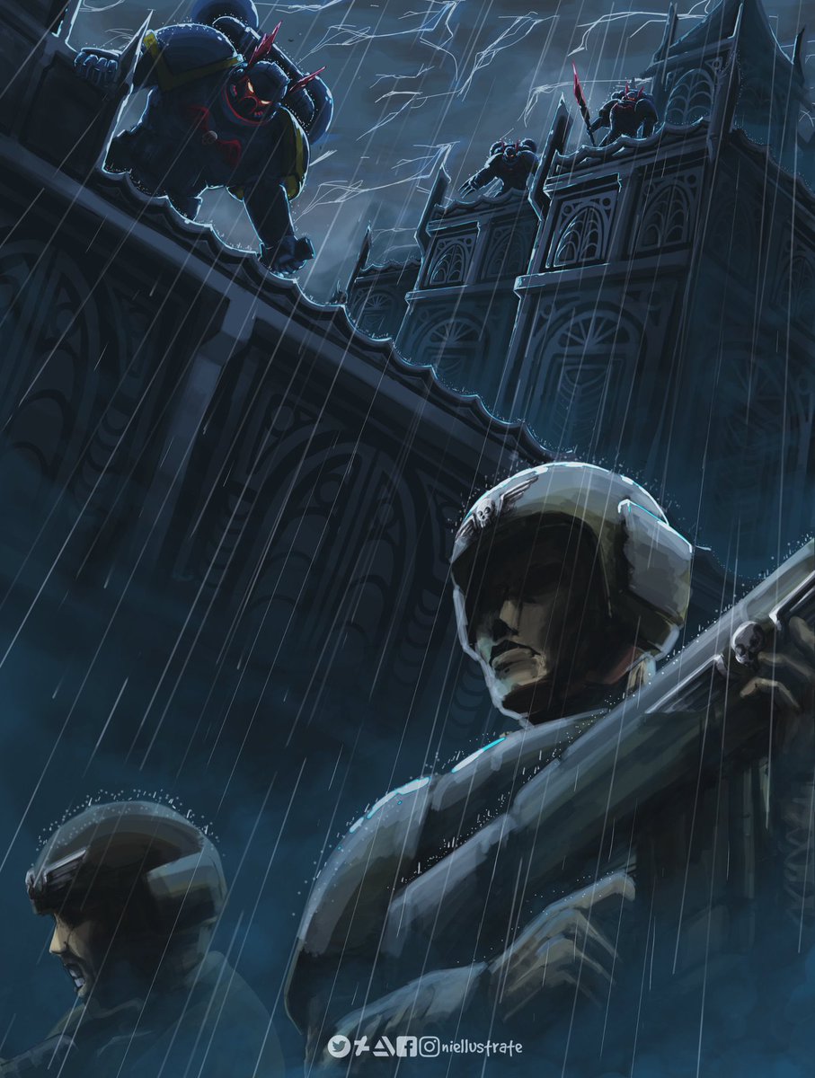 “Dressed in midnight clad, we haunt”

(Art by <a href="/niellustrate/">niellustrate (Commission Open)</a>)