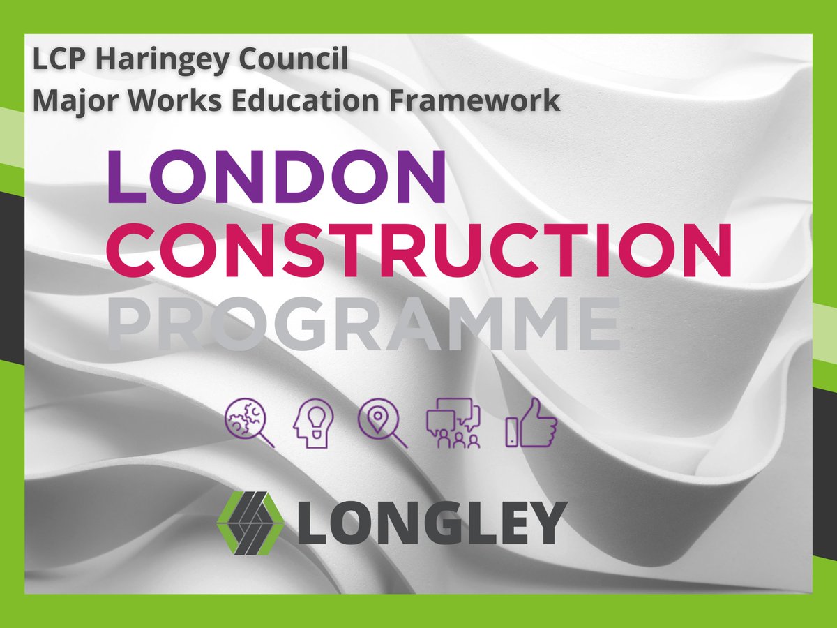 LongleyGroupLTD's tweet image. Longley has been appointed to the #LCP’s #MajorWorks #EducationFramework. This framework has been established for five years and represents a significant opportunity to contribute to the delivery of high-quality educational facilities across London and the Home Counties.