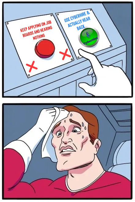 CyberHireAi's tweet photo. 😓 Apply to 100 jobs and hear nothing?
✅ Or use CyberHire and actually get interviews?
Tough choice… unless you like ghosting.
🔗 https://t.co/yg9DoIUEuL

#JobSearch #TechSales #BDRJobs #CyberHire #StartupHiring #CareerMeme #memes #Ai #Salesmemes #Sales #Future #business #chat https://t.co/KJ3jjnaewS