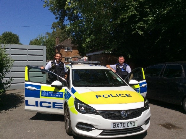 Reception had a lovely time listening to our local police officers talk about how they help us as part of our 'People Who Help Us' topic. Thank you <a href="/MPSHatchEnd/">Hatch End Police</a> for visiting!