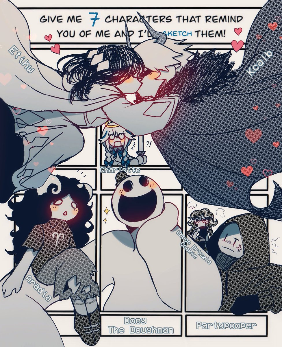 Just some sketch requests from my moots/friends on Facebook😇