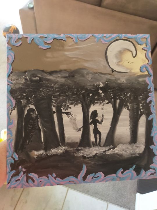 TenealleE's tweet photo. Art of the Day: "Inner demons". Buy at: https://t.co/aalo8Qx04I https://t.co/guzPLYF1IY