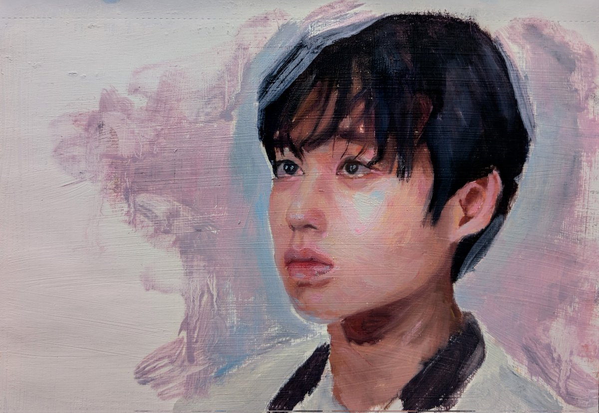 rtcelf's tweet image. jihoon in my sketchbook !!

#oilpainting #PARKJIHOON #WeakHeroClass #fanart
