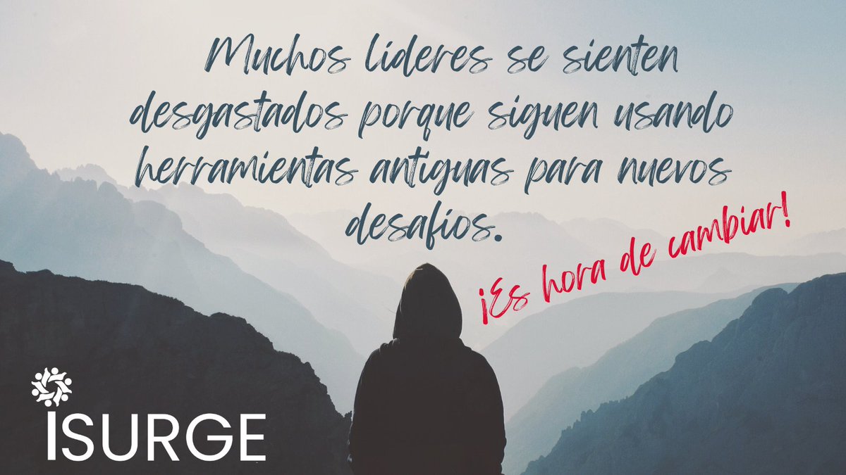 ¿Sabías que muchos líderes se sienten desgastados porque siguen usando herramientas antiguas para nuevos desafíos? 
Es hora de liderar con nuevas herramientas conscientes y efectivas.
#InstitutoSURGE #LiderazgoConsciente #Lider2025