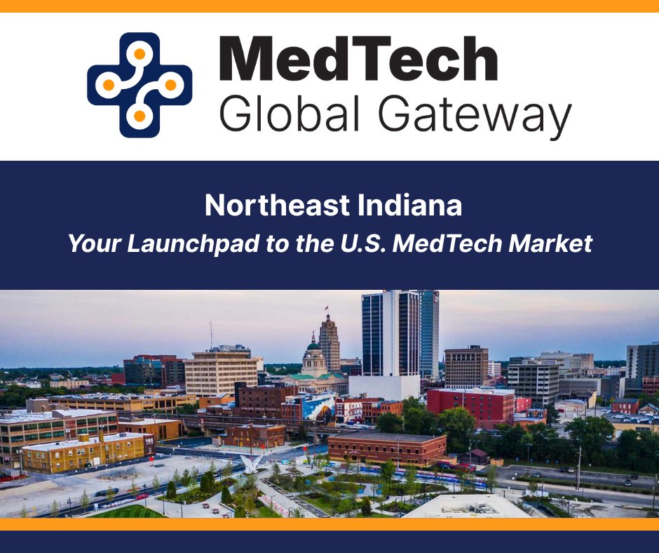 MedTechNEI's tweet photo. With over 100+ MedTech companies and deep clinical research roots, Northeast Indiana is where global ideas scale fast. 

We’re not just a destination, we’re a strategy. 
Learn more: https://t.co/LHpkqODixv 

#NEIndiana #MedTechGateway #GlobalHealthInnovation https://t.co/wTXAyeDU6w