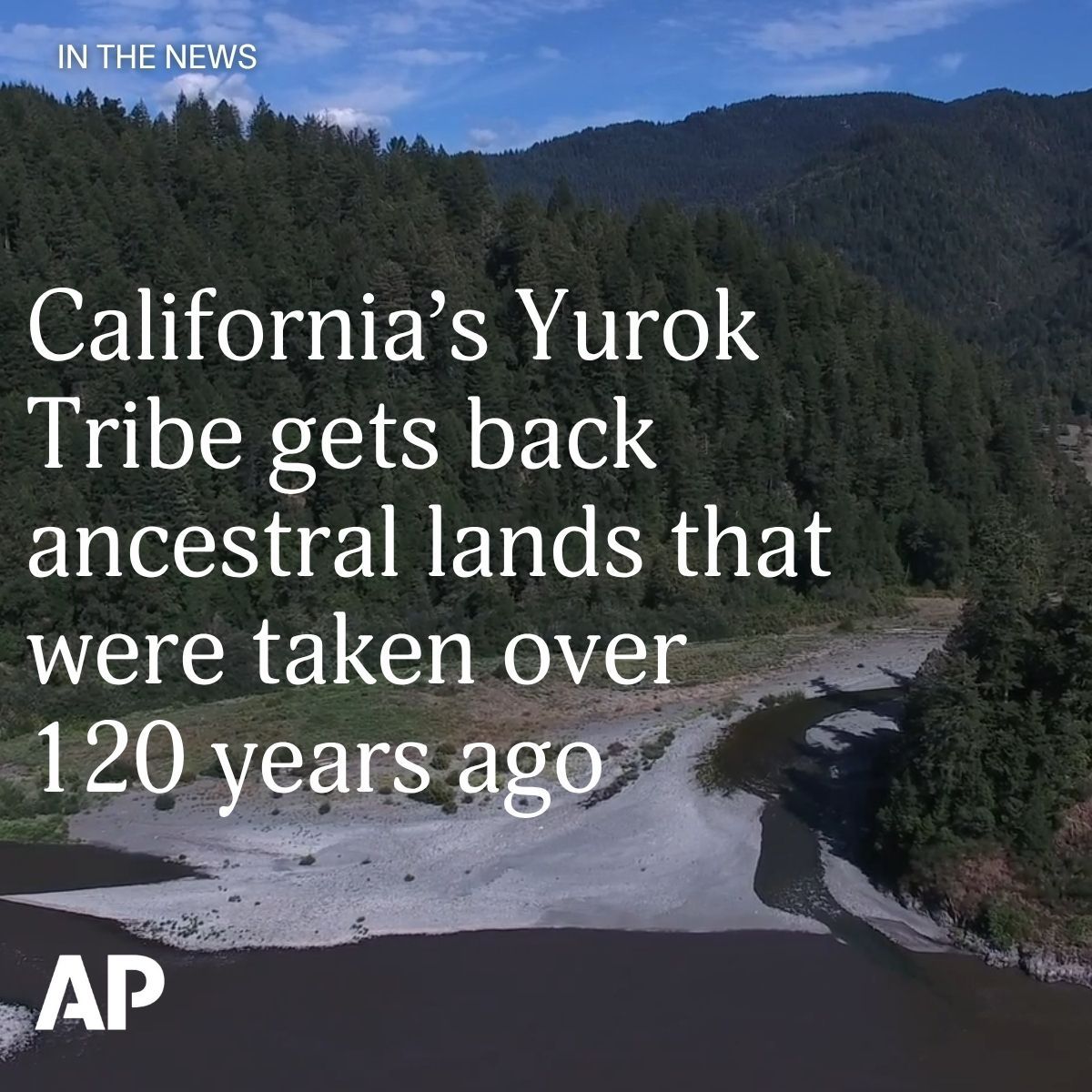 Canopy (@canopyplanet) on Twitter photo BREAKING: California’s Yurok Tribe gets back ancestral lands that were taken over 120 years ago. California’s largest land-back deal ever. #landback
More from <a href="/AP/">The Associated Press</a>: apnews.com/article/yurok-… BREAKING: California’s Yurok Tribe gets back ancestral lands that were taken over 120 years ago. California’s largest land-back deal ever. #landback
More from <a href="/AP/">The Associated Press</a>: apnews.com/article/yurok-…