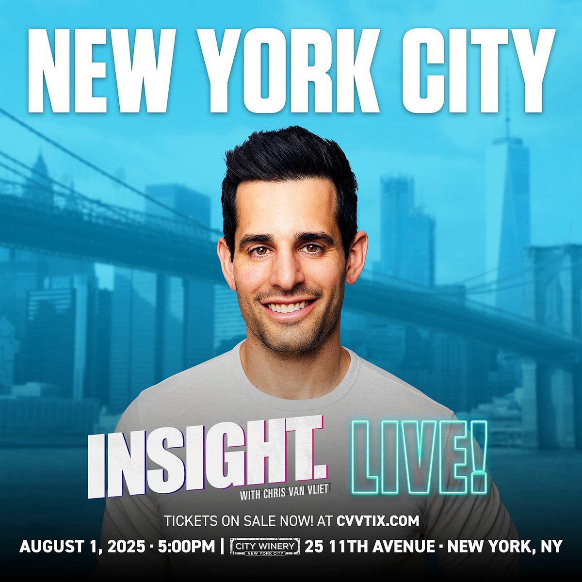 See you in NYC for Insight Live the day before SummerSlam! 🔥