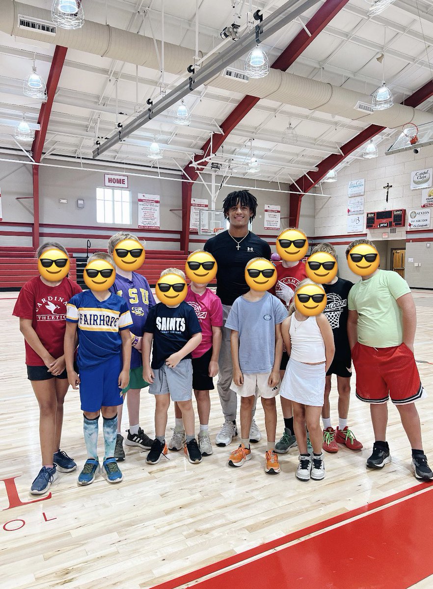 I had a great time volunteering for my school’s Speed &amp; Athleticism Summer Camp this week. 

I really enjoyed having fun with the kids and helping them work toward their athletic goals!