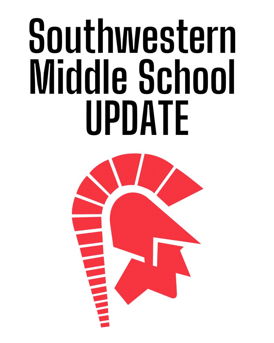 🚨 🗓️ ⏰ Southwestern Middle School has a half day Friday, June 20, 2025, with dismissal at 10:30 a.m.  

#TeamSouthwestern #TrojanPride