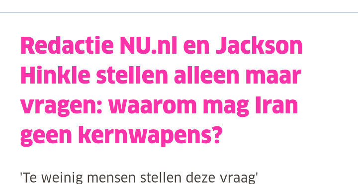 Tja. En waarom mag Marc Dutroux geen kinderen in zijn cel? <a href="/NUnl/">NU.nl</a>