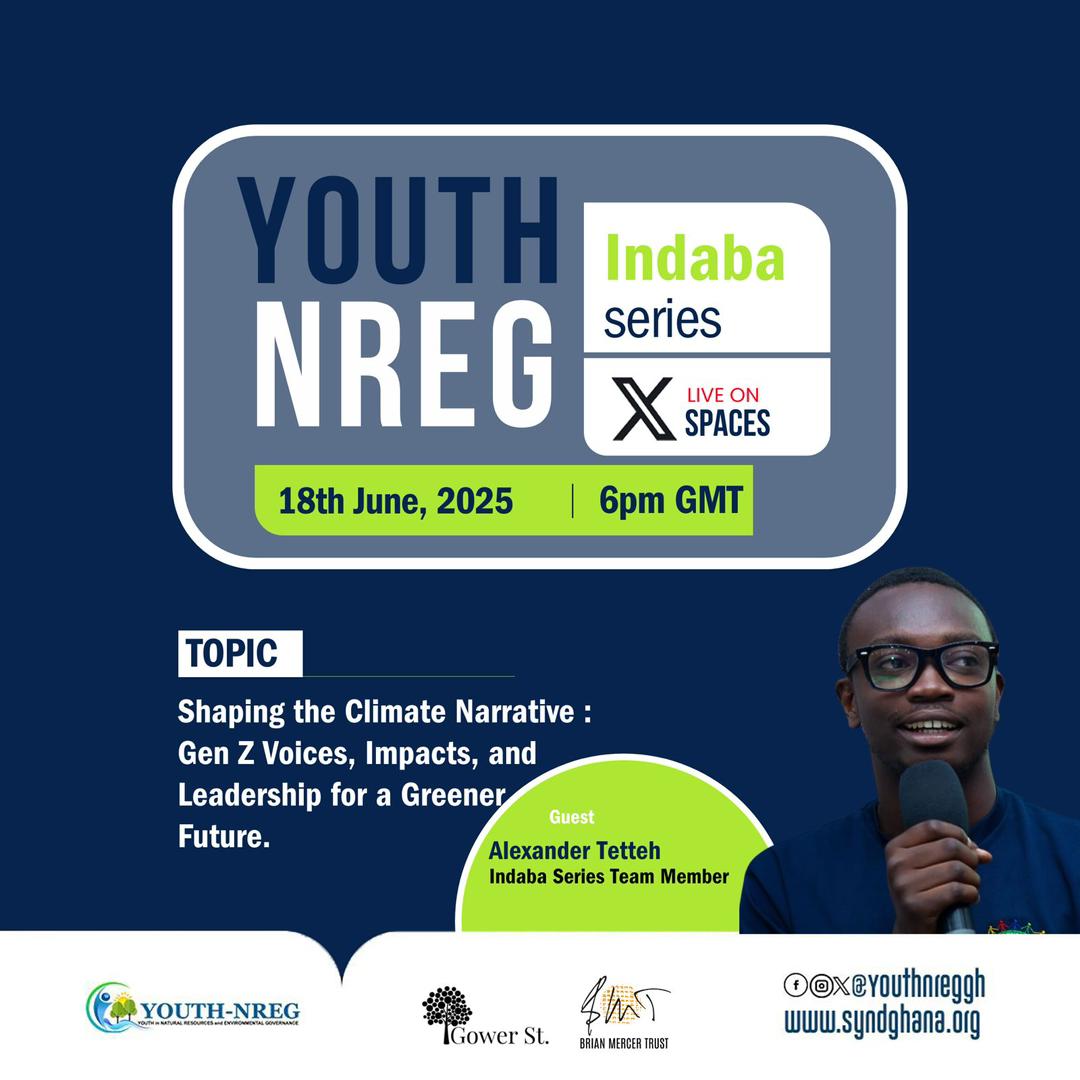 Youth in Natural Resources and Envi'tal Governance (@youthnreggh) on Twitter photo Speaking today, we have <a href="/AlvinAdigao/">Adigao Alvin Wenia</a>, the 'Gen Z Climate Leader, <a href="/theQommunicator/">The Communicator</a>, @CalvinAdigao, <a href="/LexisBillx/">Tetteh Alexander Tetteh</a> and <a href="/SalelSally/">Salomey Adjei</a>, W/A Coord. for <a href="/ACRPWestAfrica/">ACRPWestAfrica</a>.
Like, no cap, you can't miss this for anything, purrrrrrrr!
Get your alarm set, like, NOW!
x.com/i/spaces/1mrGm… Speaking today, we have <a href="/AlvinAdigao/">Adigao Alvin Wenia</a>, the 'Gen Z Climate Leader, <a href="/theQommunicator/">The Communicator</a>, @CalvinAdigao, <a href="/LexisBillx/">Tetteh Alexander Tetteh</a> and <a href="/SalelSally/">Salomey Adjei</a>, W/A Coord. for <a href="/ACRPWestAfrica/">ACRPWestAfrica</a>.
Like, no cap, you can't miss this for anything, purrrrrrrr!
Get your alarm set, like, NOW!
x.com/i/spaces/1mrGm…