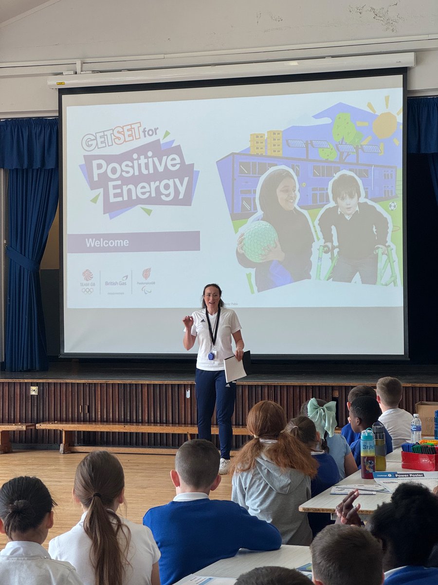 P4 to P6 took part in ‘Get Set for Positive Energy’ today to think about how we can drive positive change for a greener future. Some brilliant ideas for new green energy-saving habits. Big thanks to British Gas and Team GB!