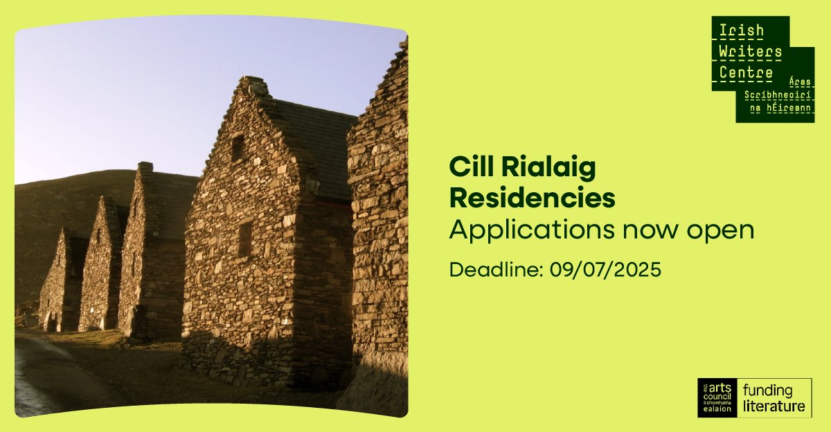 Deis Cónaitheachta! Residency opportunity!

The Irish Writers Centre is delighted to announce its eleventh consecutive year of residencies with @cillrialaigarts!

Escape your everyday life and spend ten days writing in Cill Rialaig this October, locally known as “the edge of the