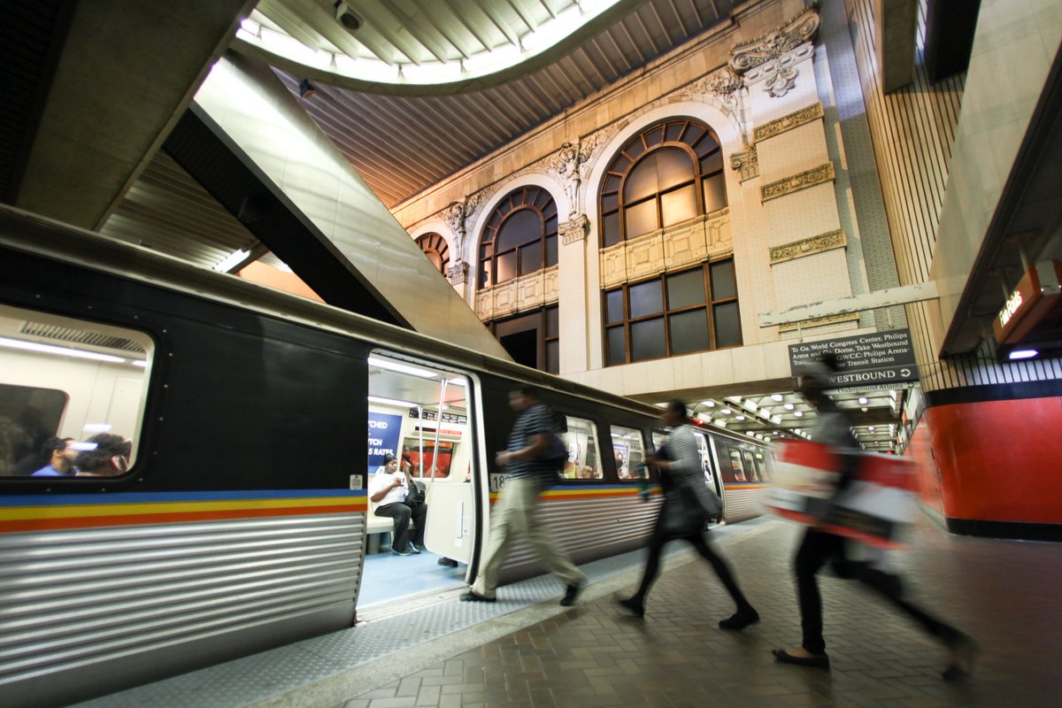 Weekday Rail Schedules
Mon. June 16th - Fri. June 20th: All rail lines operate on normal weekday schedules.
*Additional rail service will be available for the FIFA Club World Cup games at Mercedes-Benz Stadium on Monday &amp; Thursday. 
Details: itsmarta.com/special-rail-s…