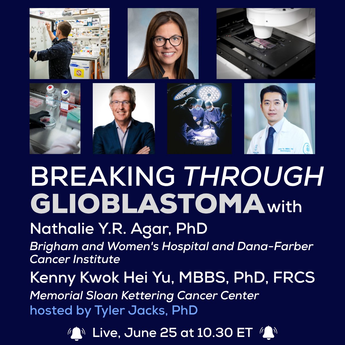We’re just days away from the debut of Breaking Through—the new series that brings our TeamLabs’ groundbreaking science directly to you!

Frist up: Glioblastoma, and how our TeamLab is changing the game in how this aggressive cancer is researched and treated.

Join Drs. Nathalie