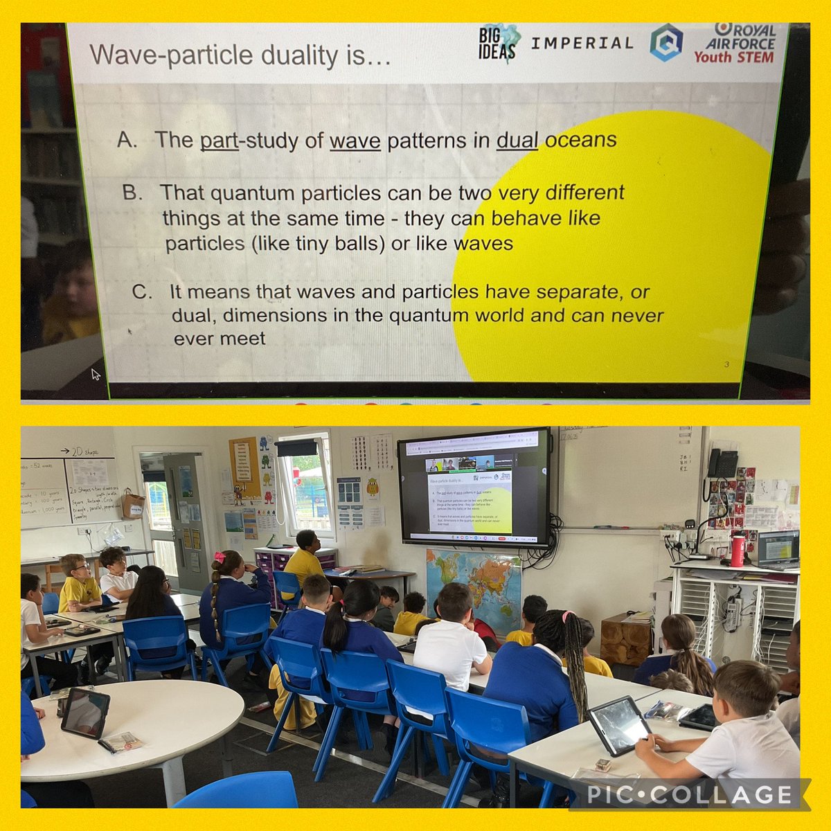 North Ormesby Primary Academy (@n_o_p_a) on Twitter photo Year 5 are participated in a STEM workshop about quantum hosted by the <a href="/rafyouthengage/">RAF Youth STEM Team</a> <a href="/CNicholson_Edu/">Craig Nicholson</a> Year 5 are participated in a STEM workshop about quantum hosted by the <a href="/rafyouthengage/">RAF Youth STEM Team</a> <a href="/CNicholson_Edu/">Craig Nicholson</a>