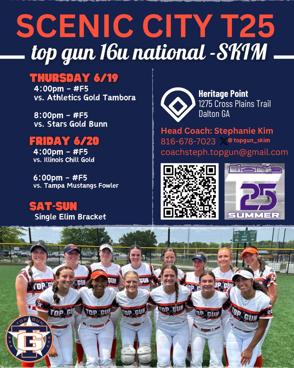 Mason Hembree (@mason_hembree11) on Twitter photo Headed to Scenic City Top 25 w/<a href="/topgun_skim/">Top Gun National 16u-SK</a> π§‘π
Catch us at Heritage Point!
Schedule β¬οΈβ¬οΈβ¬οΈ Headed to Scenic City Top 25 w/<a href="/topgun_skim/">Top Gun National 16u-SK</a> π§‘π
Catch us at Heritage Point!
Schedule β¬οΈβ¬οΈβ¬οΈ