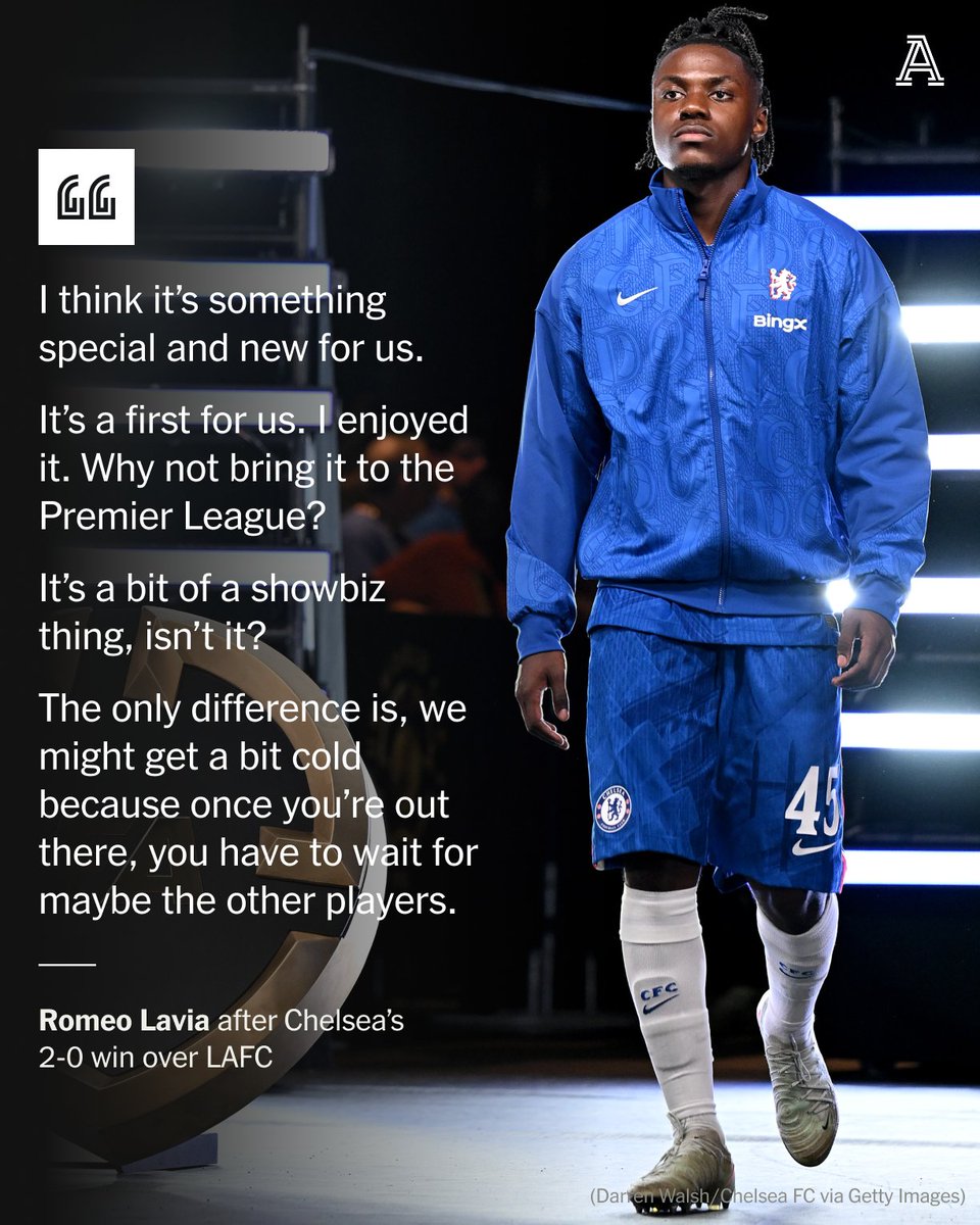 Individual walkouts are commonplace in lots of American sports but it's new for football at the Club World Cup.

What do players think of it? Will it be rolled out elsewhere and will anyone have some fun with it?

Or just blank their opponents like Urawa Red Diamonds captain