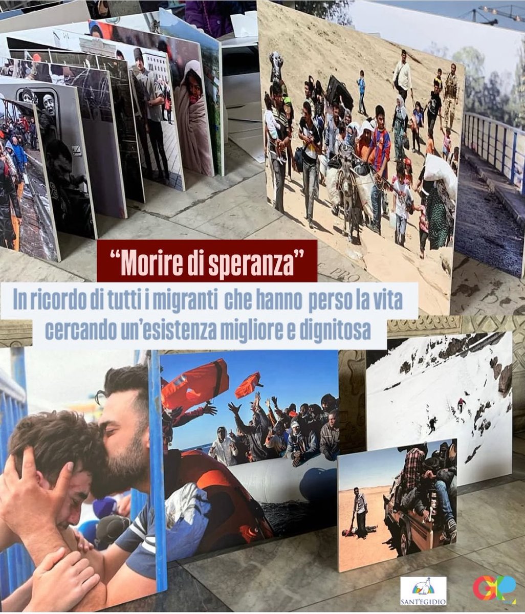 gxlapace's tweet image. Preghiera “Morire di speranza” a #Roma a Santa Maria in Trastevere in ricordo  dei #migranti che hanno perso la vita nel viaggio per la salvezza. Un tempo di memoria e riflessione, per non dimenticare nessuno. Dietro ai numeri ci sono persone, volti, sogni di futuro e di #pace