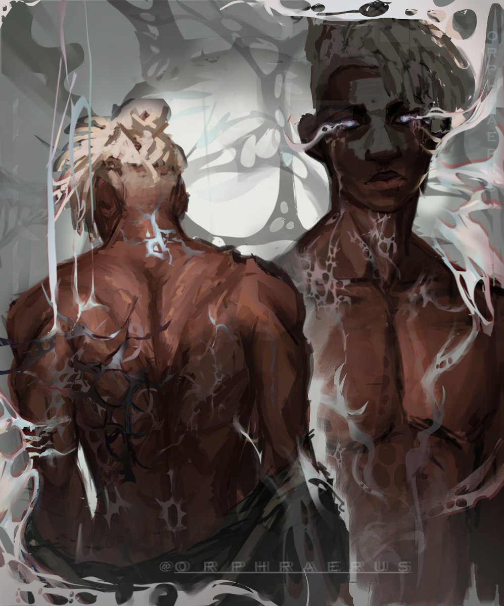 "The deeper he delves into time, the more it rewrites him."  

Ekko's corruption.
What if the Z-Drive began to consume Ekko? The corruption forming across his skin—the arcane taking root. Here’s a follow-up to my earlier concept.

#arcane #timebomb #ekko #artmoots #artshare