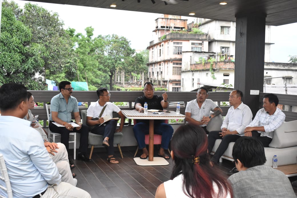 BJP4Nagaland's tweet photo. The @BJP4Nagaland, under the dynamic leadership of State President Shri @YepthomiBen ji, held a first consultative meeting with the newly elected State Office Bearers to chart the path ahead & strengthen the party at all levels.  Committed to Hon'ble Prime Minister @narendramodi ji’s vision of #ViksitBharat—ensuring development reaches the last mile, last person.
#SabkaVikas

@BJP4India @JPNadda @blsanthosh @anilkantony @YepthomiBen @YanthungoPatton @abhaygiribjp