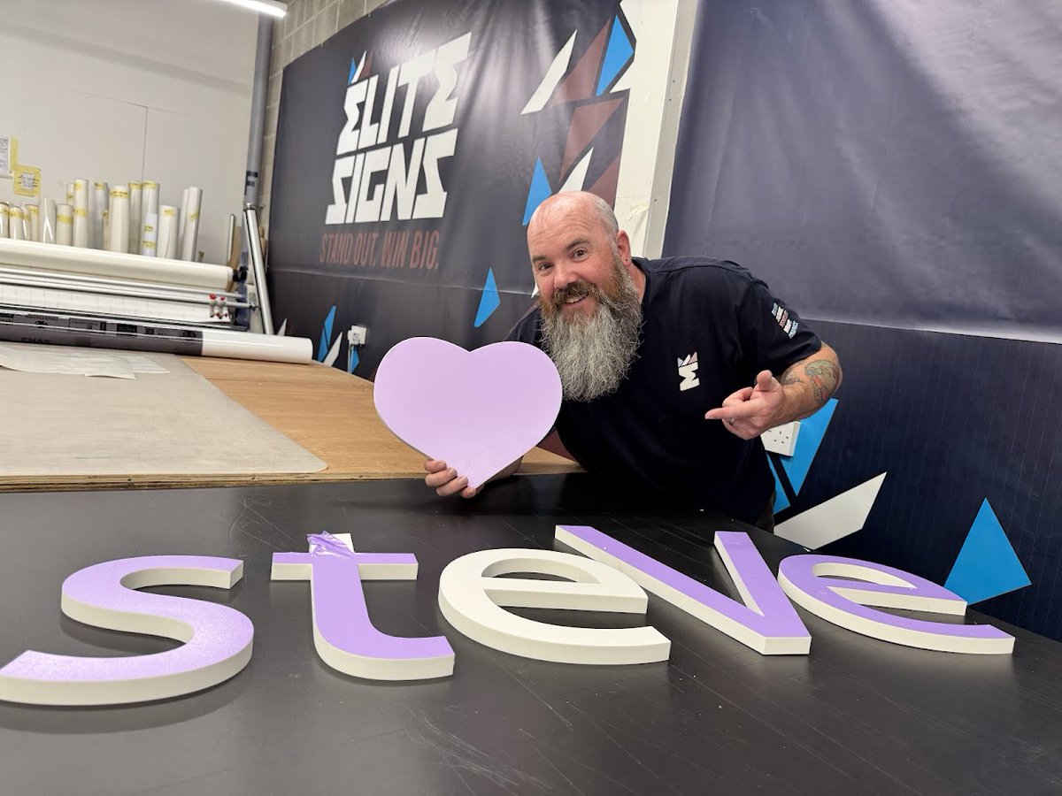 Boss: "Steve, can you check over the lettering production have made for Barrmore Vets new signage &amp; take some photos for our socials"

Steve: You got it Boss... 🤣